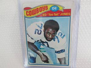 1977 Topps Ed Jones Card...