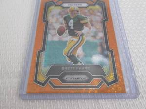 2023 Prizm Brett Favre Orange Disco...