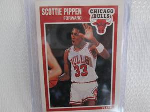 1989-90 Fleer Scottie Pippen Card...