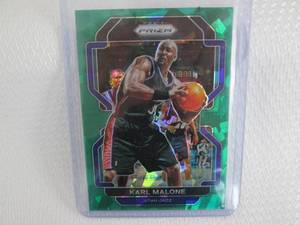 2021-22 Prizm Karl Malone Green Pri...