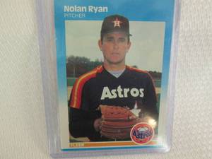 1987 Fleer Nolan Ryan Card...