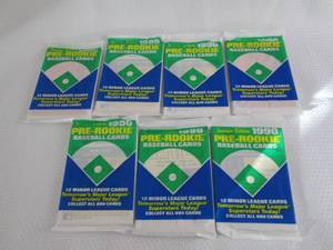1990 Pre-Rookie Baseball Card Packs...
