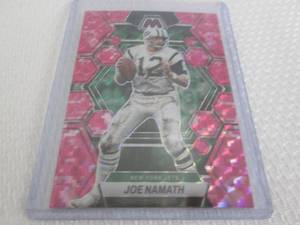 2023 Mosaic Joe Namath Pink Prizm C...