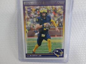 2024 Score J.J. McCarthy Rookie Car...