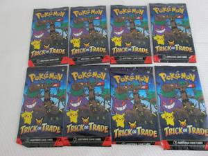 8 Trick Or Trade Pokemon Packs...