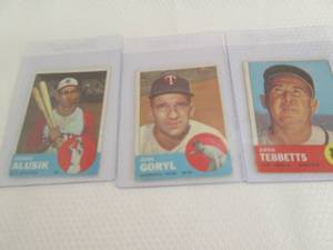 1963 Topps Baseball Cards...
