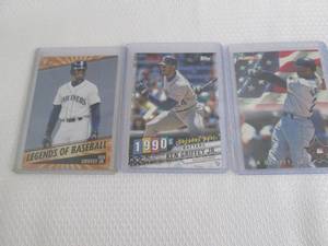 Ken Griffey JR Inster Cards...