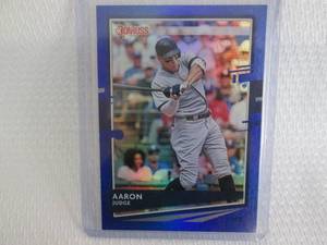 2020 Donruss Aaron Judge Blue Card...