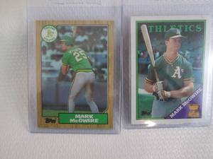1987 & 1988 Topps Mark McGwire Rook...