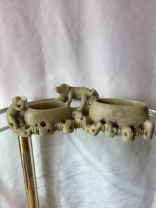 lot 207 image: Vintage Carved Stone Sculpture