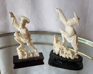 lot 221 image: Vintage Asian-Inspired Figures