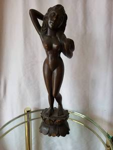 lot 226 image: Carved Bali Wooden Statue