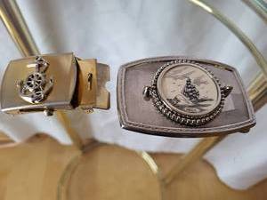 lot 232 image: Vintage Nautical Belt Buckle