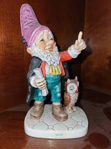 lot 246 image: Brum Gnome Figurine with Owl