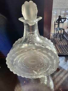 lot 291 image: Crystal Glass Decorative Decanter