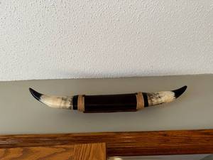 lot 306 image: Decorative Wall Longhorn Mount
