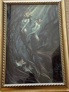 lot 10 image: Signed Mermaid Artwork in Frame