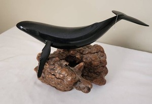 lot 19 image: John Perry Whale Sculpture