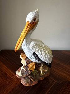 lot 34 image: White Pelican Figurine by Andrea