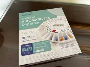 lot 36 image: Med-E-Lert Locking Pill Dispenser