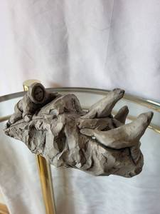 lot 167 image: Handcrafted Clay Sculpture