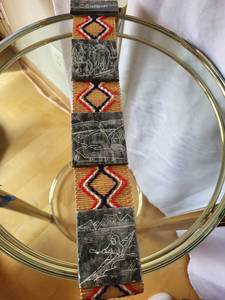 lot 169 image: Canadian Etched Stone Wall Hanging