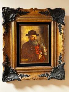 lot 52 image: Gruber Ornate Framed Portrait Painting