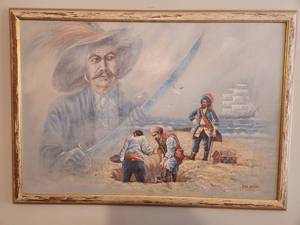 lot 49 image: Bill Larsen Pirate Painting