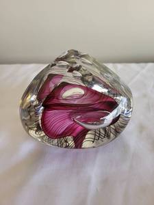 lot 93 image: Signed Glass Art Paperweight