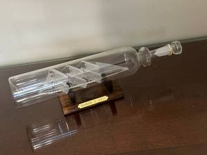 lot 131 image: Corbeta Ship in Bottle Display