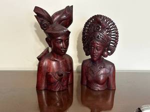 lot 132 image: A. Fatimah Balinese Wood Carvings