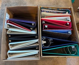 lot 140 image: Assorted 3-Ring Binders Lot