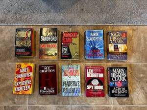 lot 160 image: Collection of Thriller Novels
