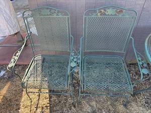 Vintage Metal Patio set