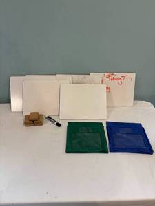 lot 205 image: Office Dry Erase Boards & Accessories