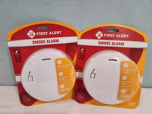 lot 45 image: First Alert Smoke Alarm Set
