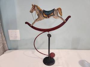 lot 72 image: Dynamic Balancing Toy Rocking Horse Figure Sculpture