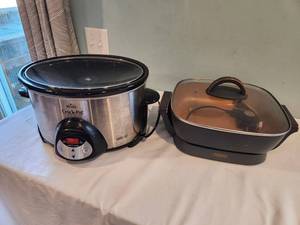 lot 88 image: Rival Crock-Pot & Crux Skillet Bundle