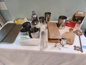 lot 182 image: Stainless Steel Barista & Kitchen Set