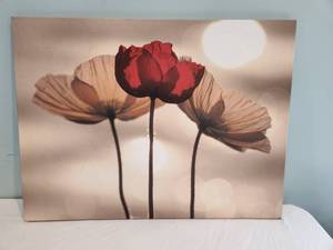 lot 150 image: Floral Bokeh Canvas Art Print