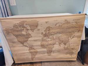 lot 179 image: Vintage World Map Tapestry
