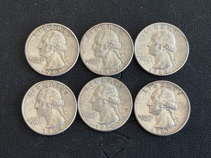 Silver Washington Quarters