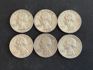 Silver Washington Quarters