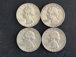 Silver Washington Quarters