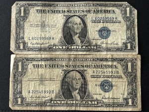 1935 E and 1957 $1 Dollar Silver Certificates