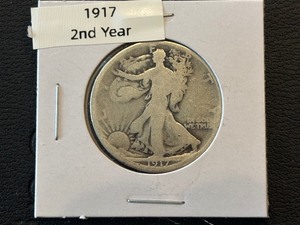 1917 Walking Liberty Half Dollar