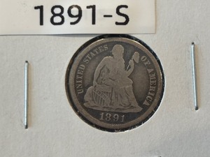 1891-S Liberty Seated Dime