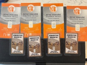 8-1 Grain .999 Fine Silver Bars