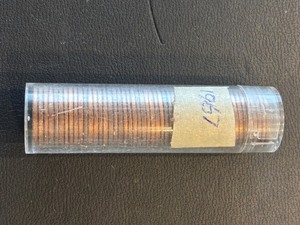 Roll of 1967 Lincoln Cents Uncirculated
