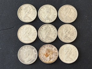 Silver Canadian Quarters